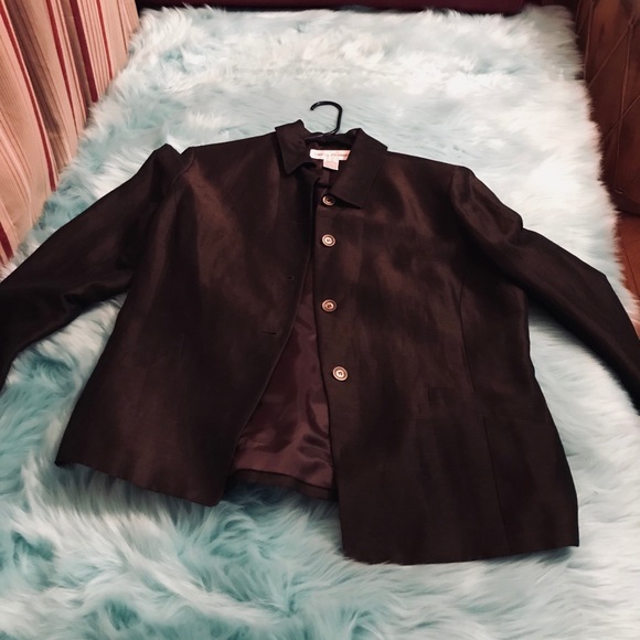 Rena Rowen Linen Blazer - Picture 1 of 4